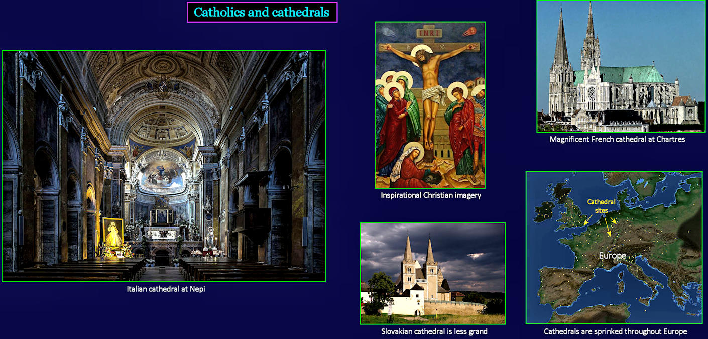 Medieval Cathedrals, 1500 map